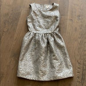 Amazing Julie Brown metallic dress
